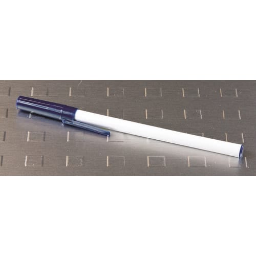 Classic Stic Pen, Non-Logo, White with Blue Cap